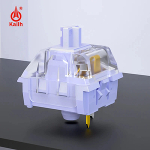 Interrupteur Kailh Polia à sensation <span class=keywords><strong>tactile</strong></span> avancée, style <span class=keywords><strong>HP</strong></span>, clavier mécanique RGB/SMD, interrupteur MX à tige transparente, compatible RGB SMD 3 broches - Product Image 2