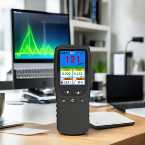 Medidor de Poluição do Ar Externo 8 em 1 Sensor Monitor de Qualidade do Ar Ambiente <span class=keywords><strong>Detector</strong></span> Analisadores de Gás para Leituras Precisas de Poluição - Product Image 4