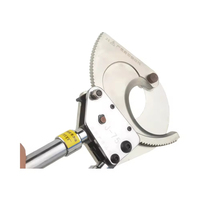 Cortador de cable hidráulico J75, trinquete de tijeras de cable mecánico con construcción de acero para aplicaciones de corte