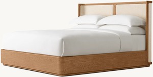 Letto matrimoniale americano in legno massello, letto Queen/King - Product Image 2
