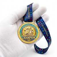 Proveedor Principal de Medallas de Premio Personalizadas de Aleación de Zinc Coloridas con Forma de Animales para Eventos de Concursos de Belleza de Mascotas Domésticas