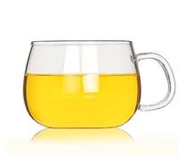 Tasses à café en verre transparent très vendues, avec infuseur à thé, couvercles, résistantes à la chaleur, écologiques, capacité 350-450 ml, nouveau style chinois