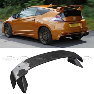 Half Carbon Rear Spoiler Wing Trunk <b>Boot</b> Lip Ducktail Spoilers for Honda CRZ M Type Car Styling - Product Image 2