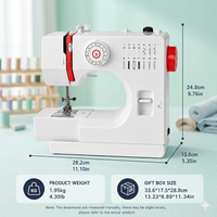 Máquina de Coser Doméstica Creativa UFR-728, Máquina de Coser de Mesa con Costura de Precisión, Coser sin Complicaciones