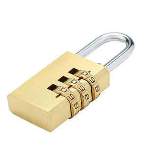 <span class=keywords><strong>Cadenas</strong></span> <span class=keywords><strong>à</strong></span> <span class=keywords><strong>code</strong></span> de sécurité extérieur <span class=keywords><strong>solide</strong></span> réinitialisable <span class=keywords><strong>à</strong></span> 4 chiffres pour l'utilisation de la porte pour les bagages de sécurité. - Product Image 1