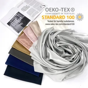 OEKO-TEX high quality custom 100%natural silk fabric knitted silk fabric stretch