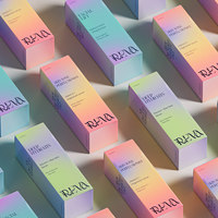 Emballage personnalisé d'huile essentielle pour soins de la peau de 30 ml, flacon compte-gouttes en verre givré mat avec boîte