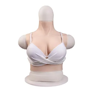 600g/36B Full Silicone Breast Forms False Boobs+ Wear Bra Cross Dresser