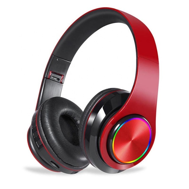 Wireless BT 5.0 Headphone With Microphone Over Ear Headset Stereo Sound Earphones Sports Gaming Foldable Headphones B39
