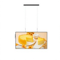 Affichage publicitaire numérique interactif pour vitrine de magasin, 32 pouces, HD, simple face, suspendu, commercial