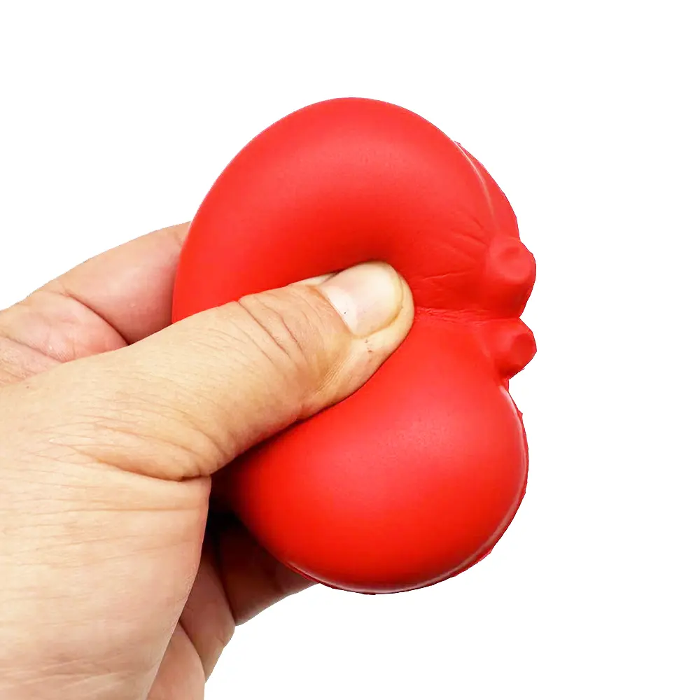 Kid Squishy Neuheit Anatomische Herz Stress Ball Scary Organ Herz Squeeze Spielzeug Slow Rising Squeeze Dekompression Spielzeug