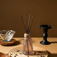 Diffuseur de parfum d'ambiance sans flamme Rich Coffee, ornement décoratif haut de gamme pour chambre, salle de bain et maison, parfum longue durée