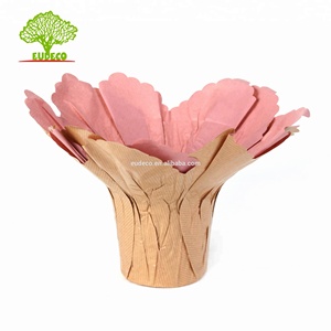 Porte-bouquet en papier kraft Couvercle de pot pour <span class=keywords><strong>plante</strong></span> en pot <span class=keywords><strong>Plante</strong></span> fraîche et bouquet de fleurs - Product Image 3