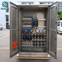 Armoire de distribution extérieure en acier inoxydable, tableau de commande électrique étanche avec indice de protection IP54 pour la distribution d'énergie industrielle