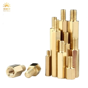 <span class=keywords><strong>Perno</strong></span> hexagonal de latón con cabeza <span class=keywords><strong>Allen</strong></span> M2 M4 M6 <span class=keywords><strong>M8</strong></span>, de un solo extremo, tamaño personalizado, parcialmente roscado - Product Image 2