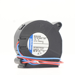 Ventilador Centrífugo para Gabinete de Gran Volumen de Aire, ODM, con Aspas de Plástico, 50 mm, 12 V CC, 3.5 W, 6700 RPM, para RLF35-8/12N RLF35-8/14N - Product Image 6