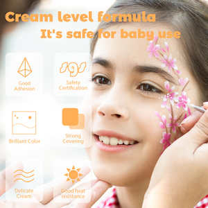 <span class=keywords><strong>Kit</strong></span> de peinture faciale Peinture liquide 90ml 6 couleurs Peinture faciale organique sans cruauté pour le <span class=keywords><strong>maquillage</strong></span> d'Halloween ou les fêtes - Product Image 3