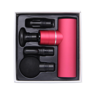 Minipistola de masaje portátil para viaje en casa, masajeador muscular Fascia de percusión de mano, inalámbrica, con funda/bolsa - Product Image 4