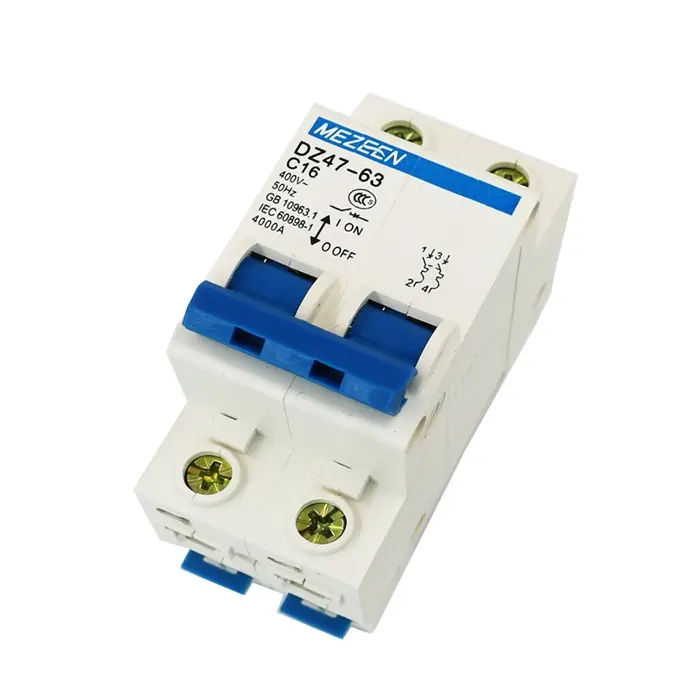 Miniature Circuit Breaker DZ47-63 2 P Breaker Tiang Ganda C20 MCB MCCB RCCB Elcb