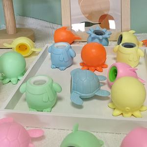 ของเล่นรูปสัตว์สำหรับบีบคลายเครียดของเล่นสำหรับแคปซูลขนาด55 60 65มม. 4ดีไซน์ - Product Image 4