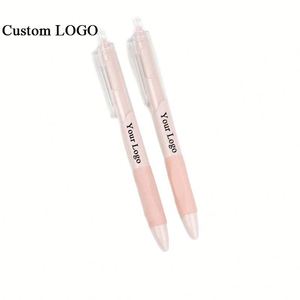 Custom Logo Plastic Quick Dry <b>Retractable</b> Ballpoint <b>Pen</b> Smooth Writing UV Printing Promotional Corporate Gift - Product Image 6