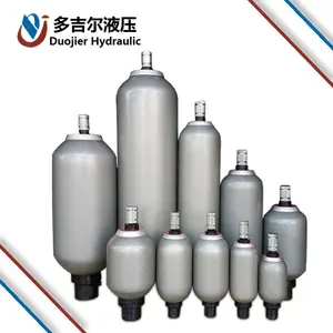 Acumulador de vejiga hidráulica, almacenamiento de nitrógeno, acumulador de bolsa de aire de 0,63L, 1,6L, 2,5L, 4L, 6,3L, 10L