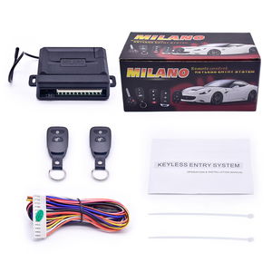 Hot Selling Milano Keyless Entry Car Alarms 12V Auto Security <strong>Remote</strong> <strong>Lock</strong> Unlock Car Door Trunk Release Factory Wholesale - Product Image 1