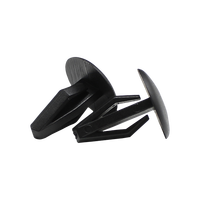 Clips de canoë en plastique en gros, clips de rivetage pour canoë noirs, clips de fixation en nylon, rivets à pression, boucle de fixation automobile