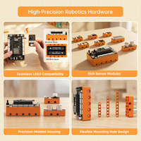 Kit de Sensor Programable Hiwonder DaDablock, Bloques de Construcción Gráficos Basados en ESP32 para Coche Robótico, Kit de Aprendizaje STEM