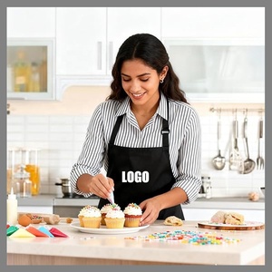 Delantales Personalizados al por Mayor para Hombre y Mujer, Delantales Lisos con 2 Bolsillos para Cocina, Restaurante, Pintura, Dibujo, Barbacoa, Peluquería - Product Image 5