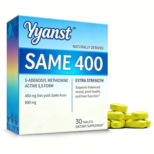 Comprimés de S-Adénosylméthionine de haute qualité OEM/ODM, boisson naturelle, équilibre de l'humeur, soutien des articulations et fonction hépatique - Product Image 1