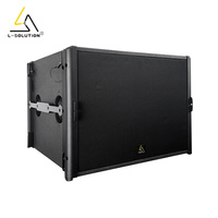 Lsolution K18S Subwoofer simple de 18 pouces, 1000W, son puissant, système audio, haut-parleur de basses pour événements et fêtes en extérieur