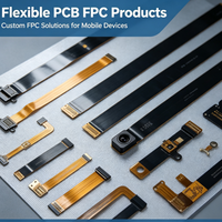 Service d'assemblage SMT de FPC sur mesure, câble flexible pour caméra PCB, câble tactile flexible, prototype FPC en cuivre roulé pour l'électronique grand public