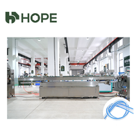 Línea de Extrusión de Tubos Blandos de TPE/HDPE de Grado Médico con Motor y Componentes de Rodamientos, Alta Productividad, Rendimiento Automático y Estable