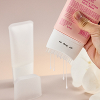 Tube souple en plastique vide de 120 ml avec applicateur à brosse en silicone pour sérum capillaire, huile, masque, teinture, soin des racines, emballage cosmétique