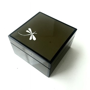 Boîte à laque pour Piano avec peinture de libellule, boîte de laque à haute brillance - Product Image 3