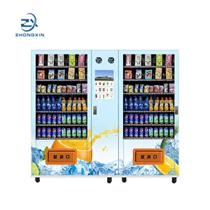 Mesin penjual kulkas pintar makanan ringan minuman dengan harga yang kompetitif