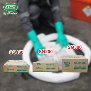 แผ่นดูดซับน้ำมันพรีเมียม SABER 200 แผ่น สำหรับน้ำมันเท่านั้น แบบกันน้ำ มองเห็นได้ชัดเจน ดูดซับน้ำมันได้อย่างรวดเร็วบนพื้นและผิวน้ำ - Product Image 5