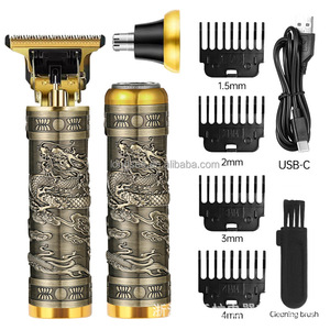 Juego de afeitadoras eléctricas 3 en 1 para hombre, cuerpo de metal <span class=keywords><strong>completo</strong></span> a la moda con una sola hoja para afeitarse y recortar la nariz para el cuidado de hoteles y autocaravanas - Product Image 2