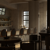 Conception d'intérieur de bar à cocktails minimaliste moderne, ensemble de mobilier de bar d'hôtel de luxe sur mesure, projet hôtelier clé en main