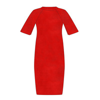Fabricant de chandails personnalisé OEM ODM, robe d'été pour femmes en perles de sororité, robe tricotée à manches courtes