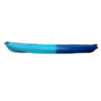 Kayak monoplace léger et écologique en LLDPE moulé, 3,1-4 m (11-13 pi), pour la pêche, type sit-on-top, vente en gros