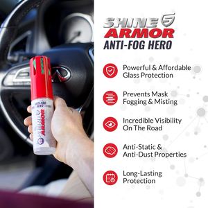 Vente directe usine : Nettoyant et protecteur anti-buée Hero avec chiffon microfibre pour pare-brise et lunettes, pour une protection accrue - Product Image 2
