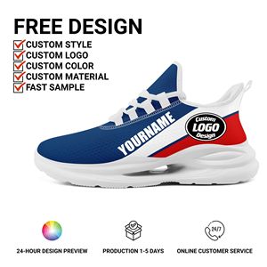 Кроссовки на шнуровке с индивидуальным логотипом OEM/ODM от производителя, дышащие сетчатые кроссовки для бега для мужчин и женщин FN079-26020001-6 - Product Image 2