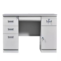 Bureau de direction moderne de luxe, écologique, réglable et automatique en acier, avec tiroirs rétractables et surface de travail confortable pour