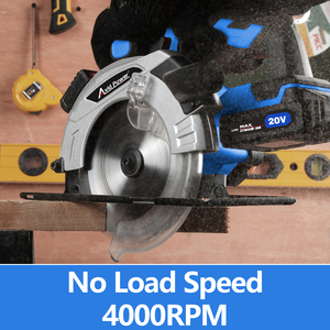 เลื่อยวงเดือนไฟฟ้ามือเดียวแบบมือถือ20V ไร้สายแบตเตอรี่ลิเธียมไร้แปรงถ่านสำหรับงานไม้ - Product Image 5