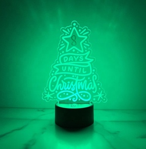 Novità in acrilico LED segno <span class=keywords><strong>giorni</strong></span> fino al conto alla rovescia di <span class=keywords><strong>natale</strong></span> buon <span class=keywords><strong>natale</strong></span> ornamento conto alla rovescia Babbo <span class=keywords><strong>Natale</strong></span> luce acrilica - Product Image 2