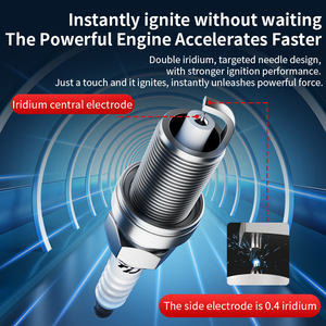 Bujías de iridio dobles de calidad de fábrica original Themally-estable de alto rendimiento para Citroen AX Berlingo BX C1 C2 <span class=keywords><strong>VTS</strong></span> C25 - Product Image 2