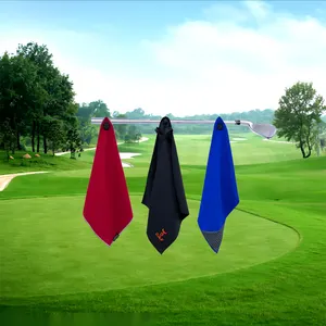 हुई फैक्ट्री सीधे गोल्फ कैडी तौलिए कॉटन नवीनतम डिजाइन अच्छी कीमत वाले गोल्फ तौलिए माइक्रोफाइबर वफ़ल की पेशकश करती है