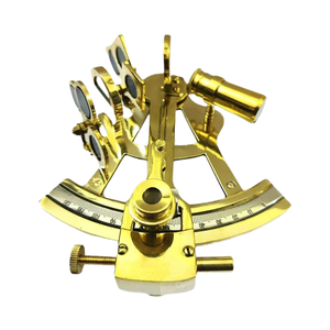 ÚLTIMAS ARTESANÍAS DE MADERA MACIZA SEXTANT NAUTICO/PRODUCTO MARIN/LATÓN ANTIGUO DECORATIVO CON CAJA DE MADERA - Product Image 1